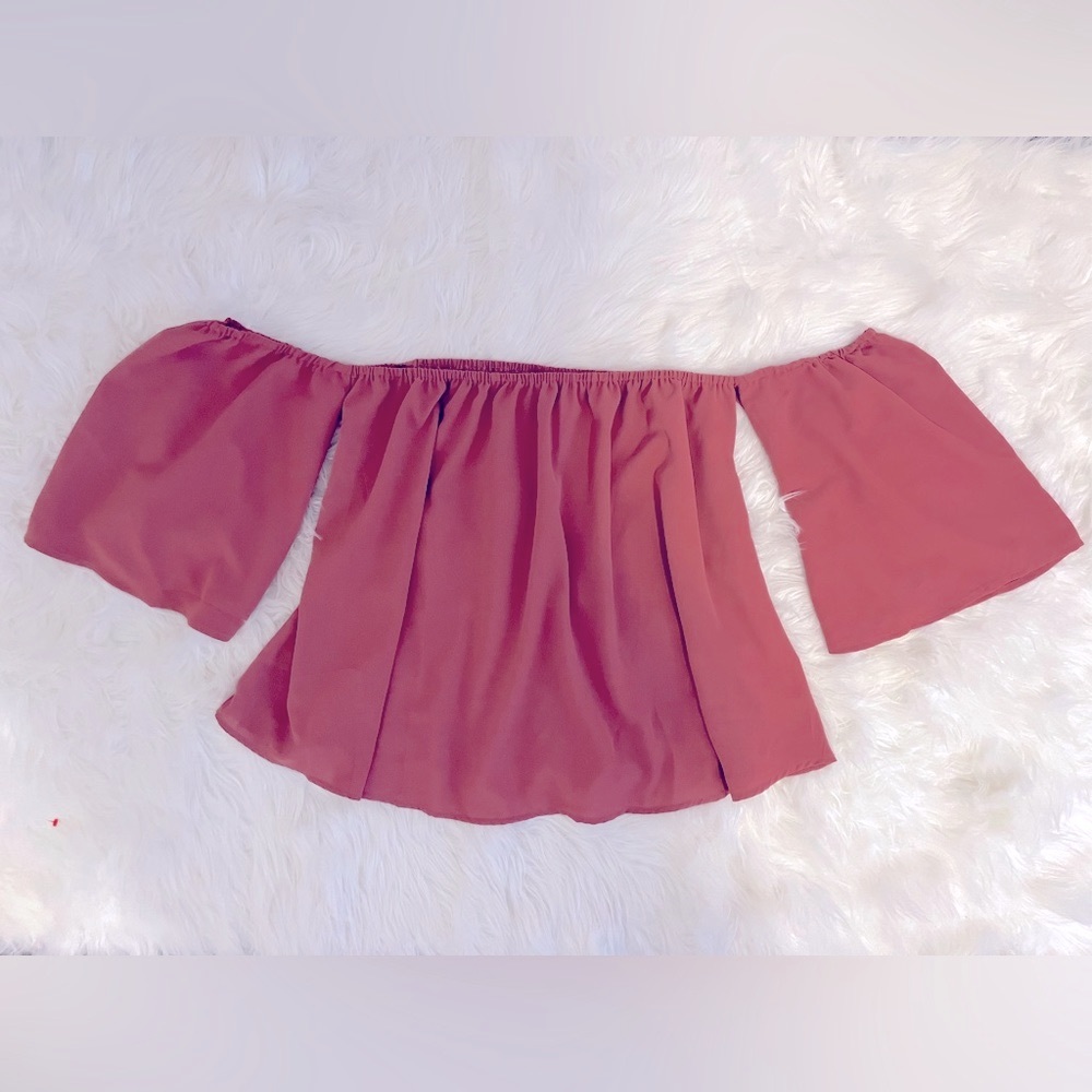 Mauve Flowy Top